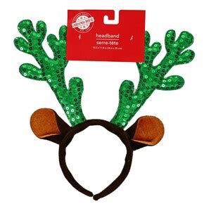 dollar tree metallic fabric headbands|reindeer headbands dollar store.